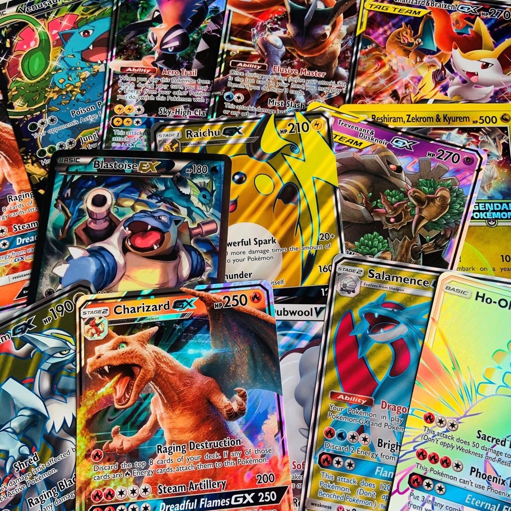 500 Pokémon Cards w/ EX, GX, V